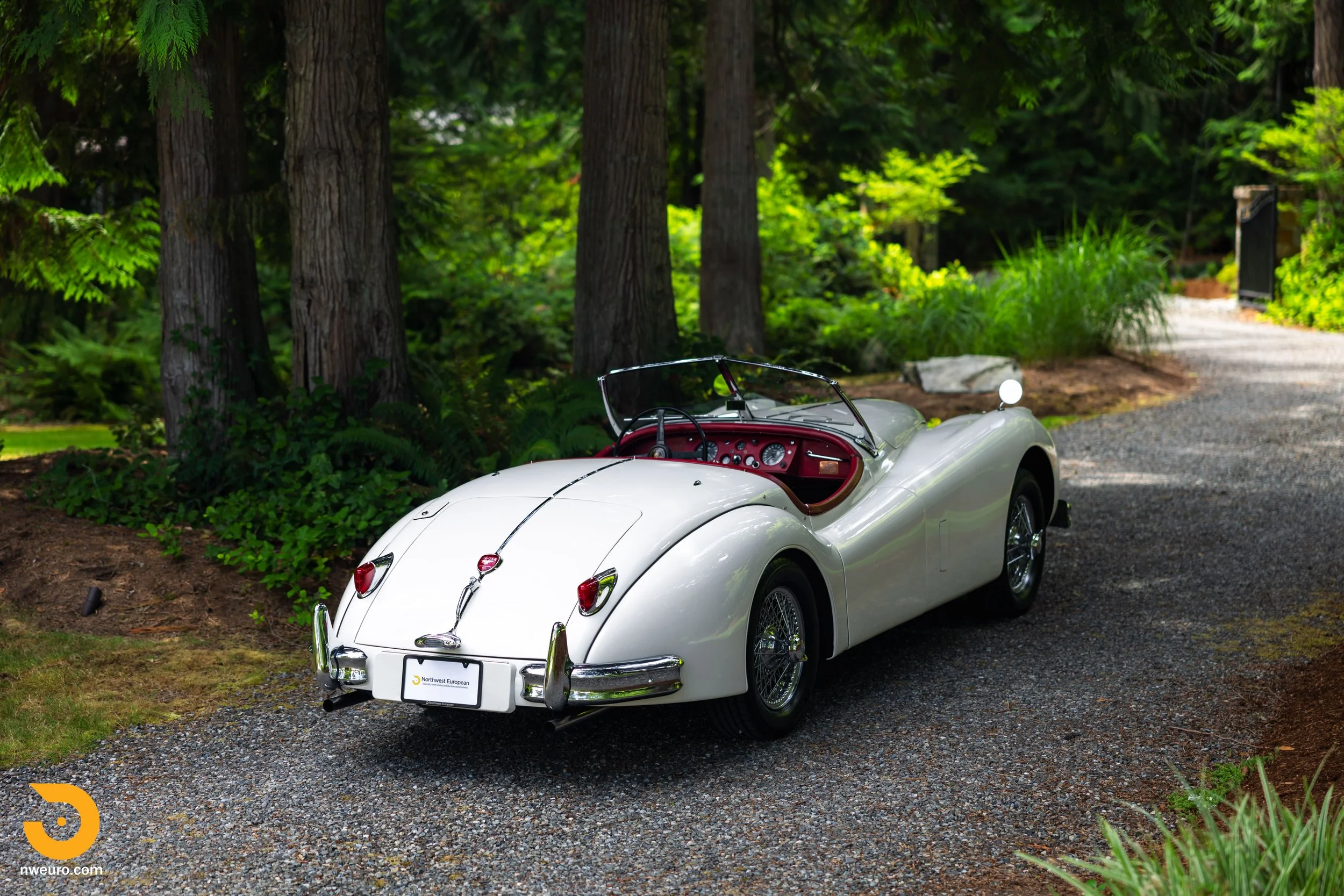 ジャガー 1955 Jaguar XK140 MC Start-Up & Engine Sound – Classic 3.4L Inline